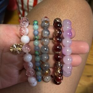 5 random bracelets